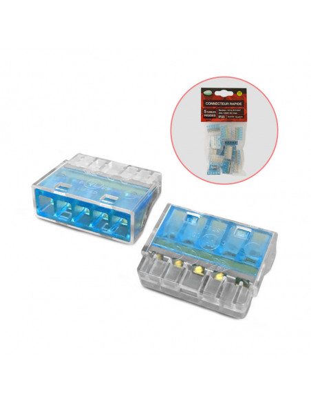 CONNECT RAPIDE 5 FILS RIGIDE POLYBAG PACK DE 20 MIIDEX VISION-EL 72221