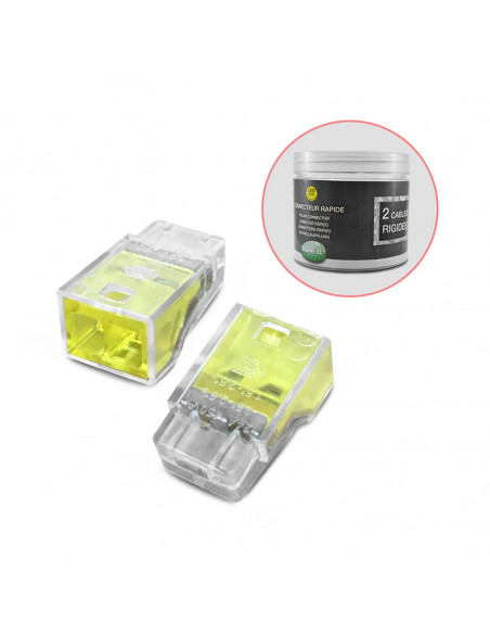 CONNECT RAPIDE 2 FILS RIGIDE BOITE DE 100 MIIDEX VISION-EL 7223