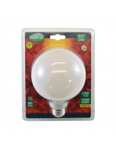 LED 15W GLOBE E27 3000K BLISTER MIIDEX VISION-EL 7433 2