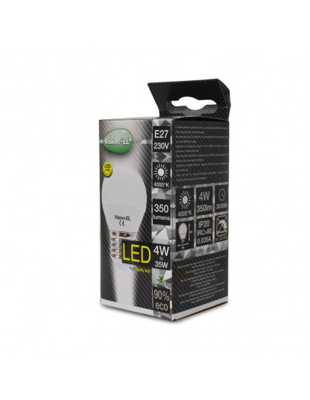 LED 4W G45 BULB E27 4000K DEPOLI BOITE MIIDEX VISION-EL 7467