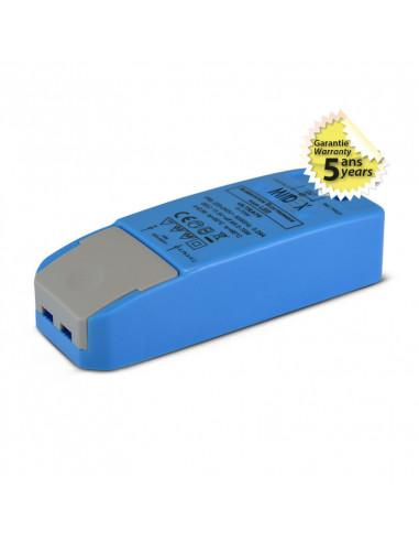 ALIM 12V AC ELECTRONIC 1-70W IP20 5ANS MIIDEX VISION-EL 75421