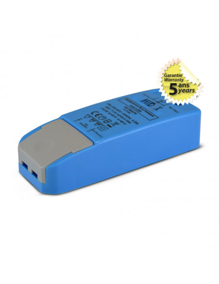 ALIM 12V AC ELECTRONIC 1-70W IP20 5ANS MIIDEX VISION-EL 75421