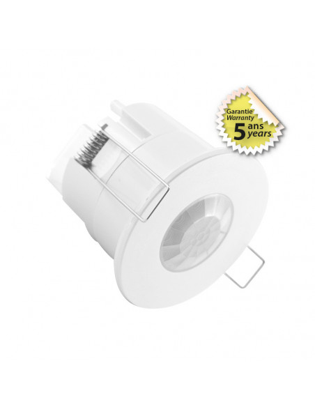 DETECTEUR DE MOUVEMENT IR BBC 600W ENCASTRABLE 360° IP54 5ANS MIIDEX VISION-EL 754932