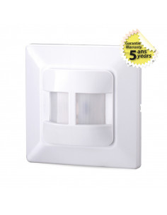 Détecteur mural Automatique LED Infra Rouge ON/OFF IP20 190° MIIDEX VISION-EL 75497