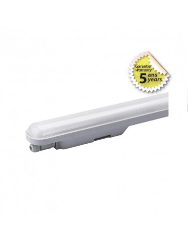 TIBRE ETANCHE LED INT 1510 X 70MM 48W 4000K IP65 IK09 TRA 5ANS (X6) MIIDEX VISION-EL 75872
