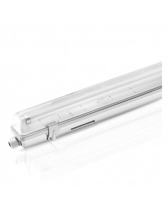 Luminaire Étanche sans ballast pour 1 Tube T8 de 1500 mm 24w max NIL MIIDEX 75910
