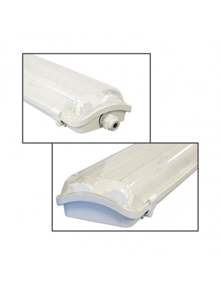 MEKONG TUBE ETANCHE TUBE LED 1500 X2 PHASE NEUTRE MEME COTE (X6) MIIDEX VISION-EL 75931