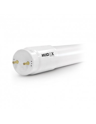 TUBE LED T8 18W 1200MM 180-265V 3000K L N START PC (X10) MIIDEX VISION-EL 759900