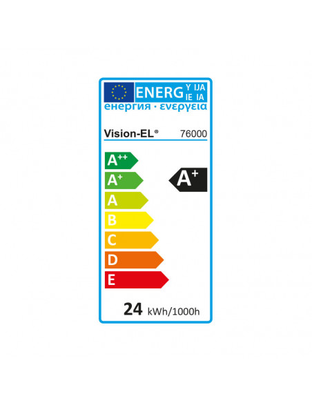 TUBE LED T8 24W 4000K 1500MM P/N MÊME CÔTÉ MIIDEX VISION-EL 76000