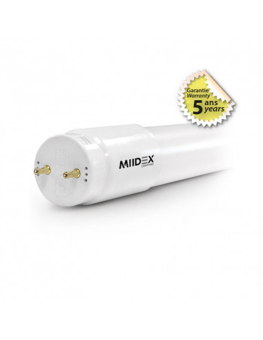 TUBE LED T8 1200MM 18W 4000K 180-265V LN 5ANS MIIDEX VISION-EL 76072