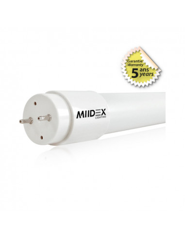 TUBE LED T8 1500MM 24W 4000K 230V LN 5ANS (X10) MIIDEX VISION-EL 76085