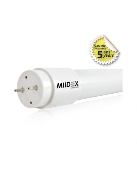 TUBE LED T8 1500MM 24W 4000K 230V LN 5ANS (X10) MIIDEX VISION-EL 76085