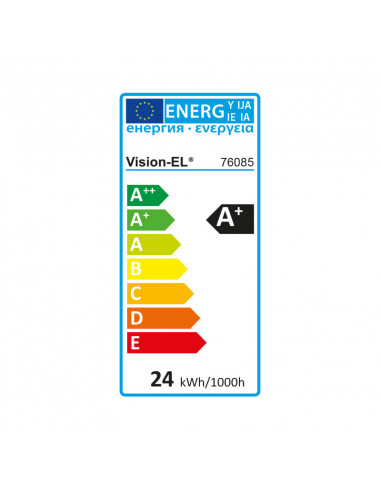 TUBE LED T8 1500MM 24W 4000K 230V LN 5ANS (X10) MIIDEX VISION-EL 76085