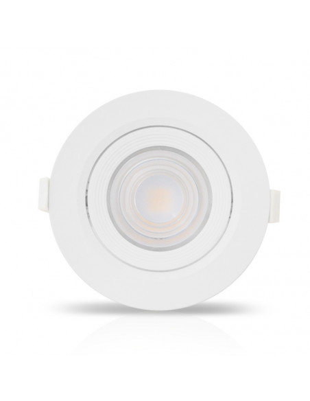 Spot CARAT Led SMD Orientable 18W 4000K Diamètre 145mm Blanc MIIDEX 763623