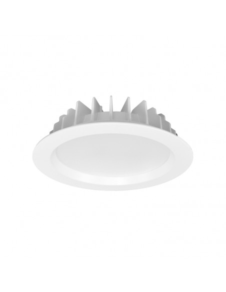ORION DOWNLIGHT DIAM 195MM MULTI-PUIS 25/30W CCT IP54 BLC AJUST 5ANS MIIDEX VISION-EL 765132