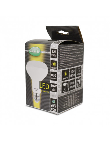 LED R80 E27 10W 3000K DEPOLI BOITE MIIDEX VISION-EL 7666