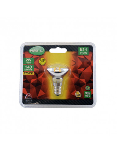LED R39 E14 2W 2700K FIL COB BLISTER MIIDEX VISION-EL 76703