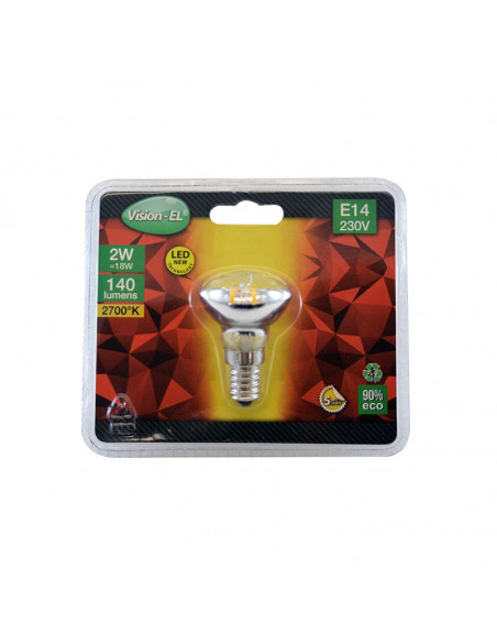 LED R39 E14 2W 2700K FIL COB BLISTER MIIDEX VISION-EL 76703