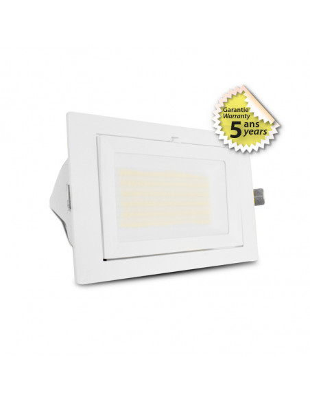 STELLA SPOT ENCASTRABLE ORIENT 240 X 145MM 40W CCT + PUISS AJUST 5ANS MIIDEX VISION-EL 76913
