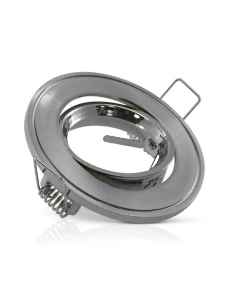 COLLERETTE SUPPORT DE SPOT DIAM 86MM ARGENT ORIENT MIIDEX VISION-EL 7701