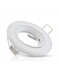 COLLERETTE SUPPORT DE SPOT DIAM 86MM BLC ORIENT MIIDEX VISION-EL 7702 2
