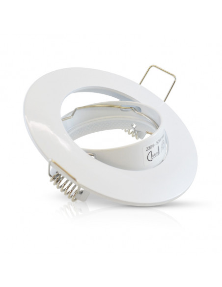 COLLERETTE SUPPORT DE SPOT DIAM 92MM BLC ORIENT MIIDEX VISION-EL 7704