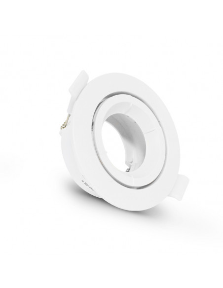 COLLERETTE 1/4 DE TOUR SUPPORT DE SPOT DIAM 90MM BLC ORIENT PC MIIDEX VISION-EL 77041
