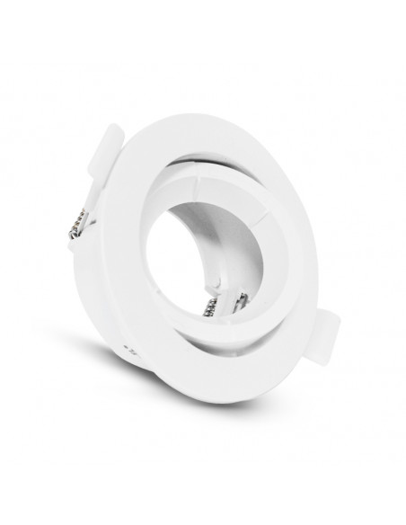 COLLERETTE 1/4 DE TOUR SUPPORT DE SPOT DIAM 90MM BLC ORIENT PC MIIDEX VISION-EL 77041