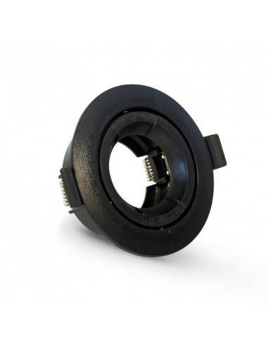 COLLERETTE 1/4 DE TOUR SUPPORT DE SPOT DIAM 90MM NOIR ORIENT PC MIIDEX VISION-EL 77042