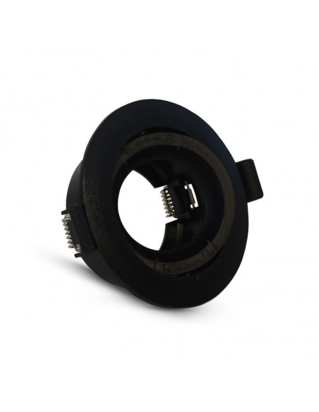 COLLERETTE 1/4 DE TOUR SUPPORT DE SPOT DIAM 90MM NOIR ORIENT PC MIIDEX VISION-EL 77042