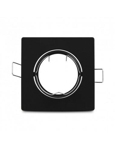 COLLERETTE CARRE SUPPORT DE SPOT 84 X 84MM NOIR ORIENT MIIDEX VISION-EL 77080
