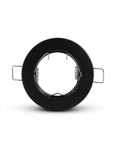 COLLERETTE SUPPORT DE SPOT DIAM 78MM NOIR FIXE MIIDEX VISION-EL 77090