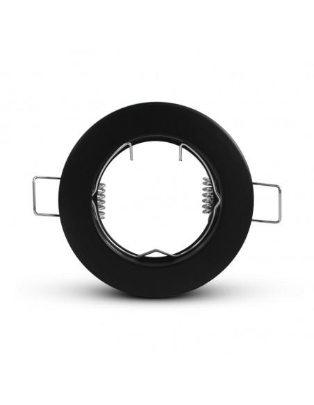 COLLERETTE SUPPORT DE SPOT DIAM 78MM NOIR FIXE MIIDEX VISION-EL 77090