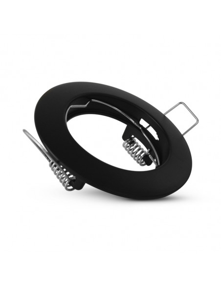COLLERETTE SUPPORT DE SPOT DIAM 78MM NOIR FIXE MIIDEX VISION-EL 77090