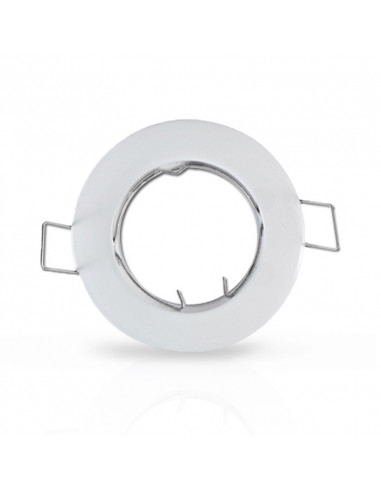 COLLERETTE SUPPORT DE SPOT DIAM 78MM BLC FIXE MIIDEX VISION-EL 7710
