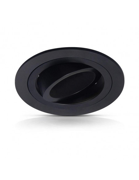 COLLERETTE DECLIPS SUPPORT DE SPOT DIAM 92MM ALU NOIR ORIENT MIIDEX VISION-EL 77120
