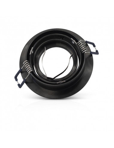 COLLERETTE DECLIPS SUPPORT DE SPOT DIAM 92MM ALU NOIR ORIENT MIIDEX VISION-EL 77120