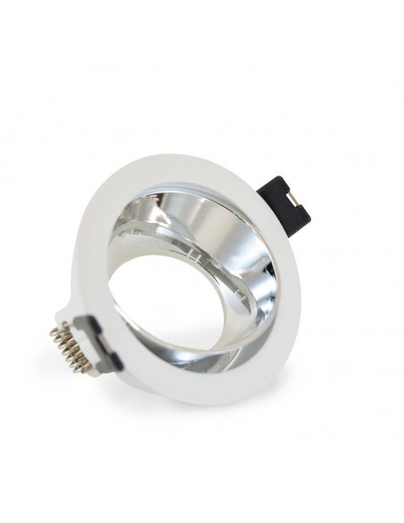 SUPPORT SPOT DIAM 80MM ARGENT ROTATIF ORIENT BASSE LUMINANCE MIIDEX VISION-EL 7728
