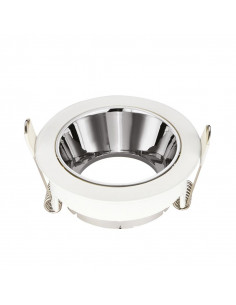 SUPPORT SPOT DIAM 80MM ARGENT ROTATIF ORIENT BASSE LUMINANCE MIIDEX VISION-EL 7728 2