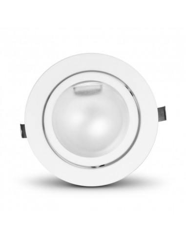 Support Rond pour G4 Blanc Ø75 mm PUNCTOHOME 12V MIIDEX VISION-EL 7730