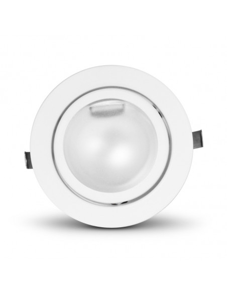 Support Rond pour G4 Blanc Ø75 mm PUNCTOHOME 12V MIIDEX VISION-EL 7730