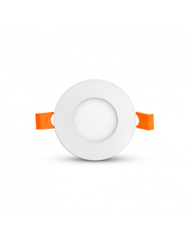 SLIMY DOWNLIGHT DIAM 85MM BLC 3W 6000K ALU MIIDEX VISION-EL 7744