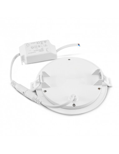 SLIMY DOWNLIGHT DIAM 85MM BLC 3W 4000K PC MIIDEX VISION-EL 77451