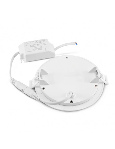 SLIMY DOWNLIGHT DIAM 85MM BLC 3W 4000K PC MIIDEX VISION-EL 77451