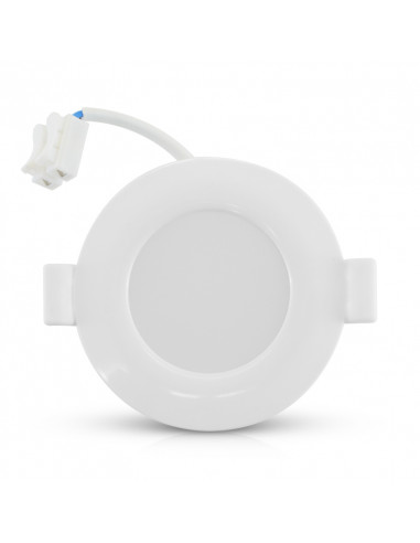 Plafonnier encastré LED Blanc Ø85 8W 3000K LUCIOLE MIIDEX VISION-EL 77461