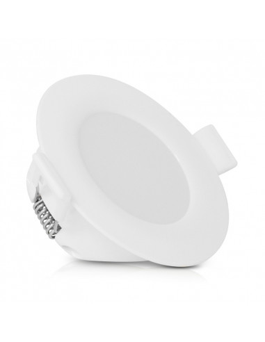 Plafonnier encastré LED Blanc Ø85 8W 3000K LUCIOLE MIIDEX VISION-EL 77461