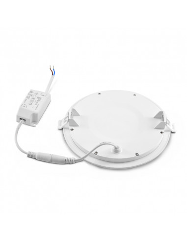 SLIMY DOWNLIGHT DIAM 170MM BLC 12W 3000K PC MIIDEX VISION-EL 77552