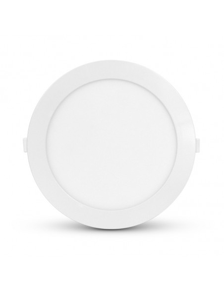Plafonnier encastré SLIMY Downlight D.230mm Blanc 18W 3000K MIIDEX 77573