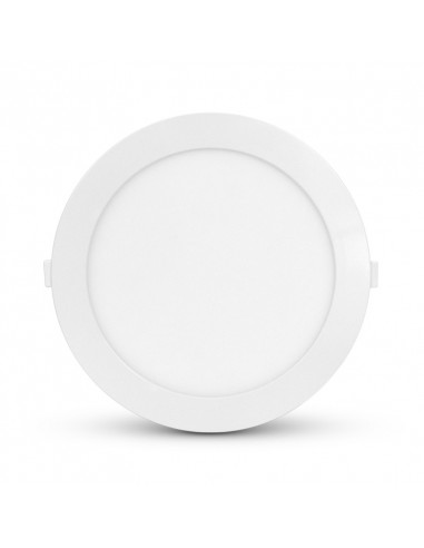 Plafonnier Led encastré Slimy Downlight D.230mm 18 Watts 4000K Blanc MIIDEX VISION-EL 77574