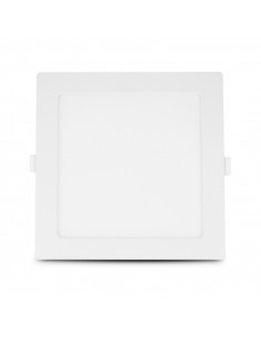 Plafonnier LED Blanc 200mmx200mm 15 Watts 3000K Slimy Carré MIIDEX VISION-EL 77640